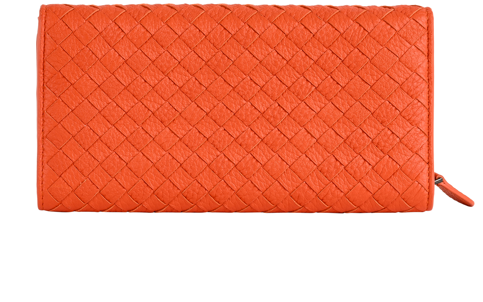 Bottega Veneta Continental Wallet, &pound;230, Accessories, Orange, Leather, Back view